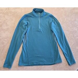 Arc'teryx Women's Teal Quarter Zip‎ Performance Pullover Gorpcore Activewear M